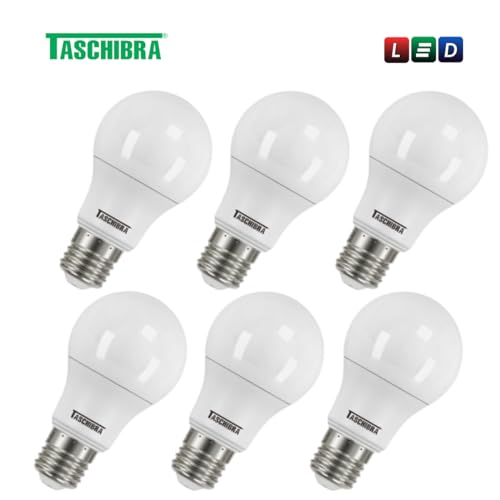 KIT 6 LÂMPADAS LED TKL 60 TASCHIBRA 9W 6500K