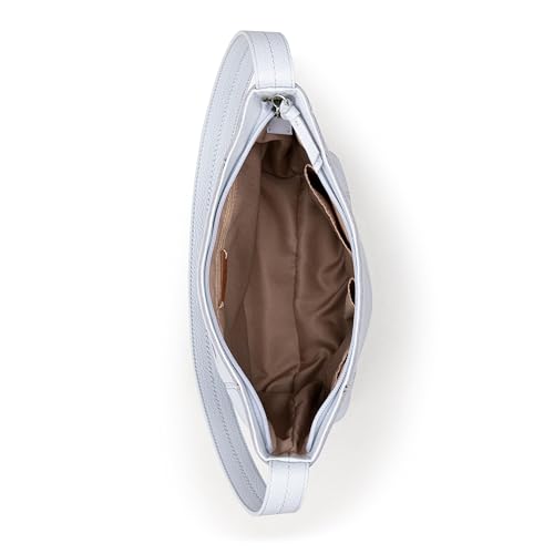 Image of The Sak De Young Leather Hobo Bag - Shoulder Purse with Zipper Pocket