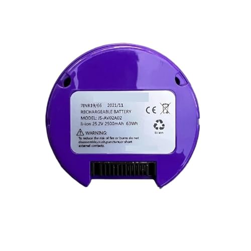 Ouyniei 2500mAh 25.2V,Compatible for JASHEN,JS-AV02A02 Handheld Vacuum Cleaner Battery