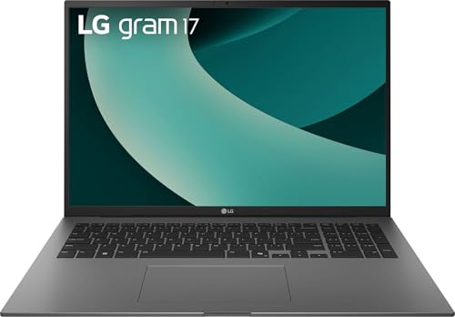 LG Gram Notebook 2025 - Ordenador portátil de 17 pulgadas, Intel Core Ultra 7 (16 GB RAM, 1 TB SSD, Intel Arc, Windows 11 Home, Bluetooth 5.3, 2 Thunderbolt 4), gris