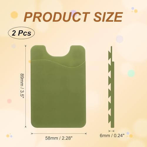 Soporte de tarjeta de silicona con ventosa uxcell para no perder tarjetas 2