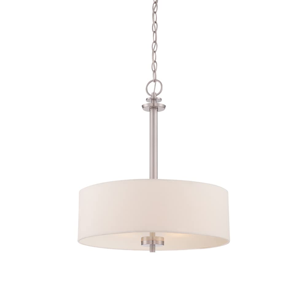 Designers Fountain 87231-SP Harlowe Pendant, Satin Platinum