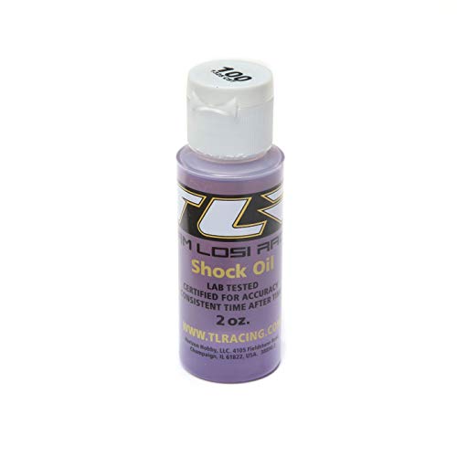 TEAM LOSI RACING Silicone Shock Oil, 100wt, 2oz, TLR74018