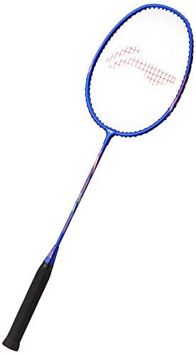 Li-Ning Aluminum Mega Power 7 Strung Badminton Racket With Free Head Cover (Blue/Orange) For Rs. 284 @ 76 %