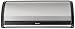 Brabantia Roll Top Bread Box (Matt Steel Fingerprint Proof) Large Front Opening Flat Top Bread Box, Fits 2 Loaves, Ideal for Kitchen Counter