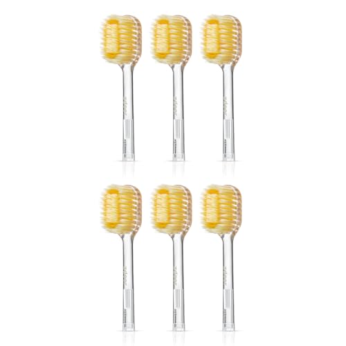 ZDEER Universal Replacement Heads for All ZDEER Soft Toothbrush– 6 Packs Soft Bristles for Adults, Gum Care