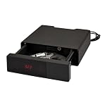 Hornady Rapid Safe Night Guard โ Nightstand Gun Safe with RFID Reader, Clock, USB Ports โ RFID Safe for Fast, Multiple Method Entry โ Includes Rapid Safe, 3 Methods of Entry and Security Cable