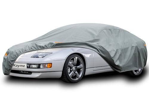 Image of Kayme Heavy Duty Car Cover Custom Fit Nissan 300 ZX (1984-1995) Waterproof All Weather for Automobiles, Full Exterior Covers Sun Rain UV Protection.（Deliver About 3-10 Days）