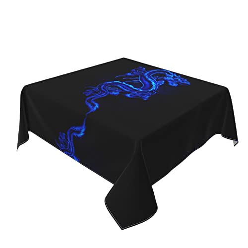 Nappe carrée imperméable anti-tache de 152cm pour repas sans stress
