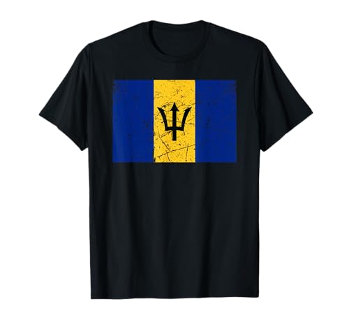 Barbados Flag Graphic For Men Women Kids T-Shirt
