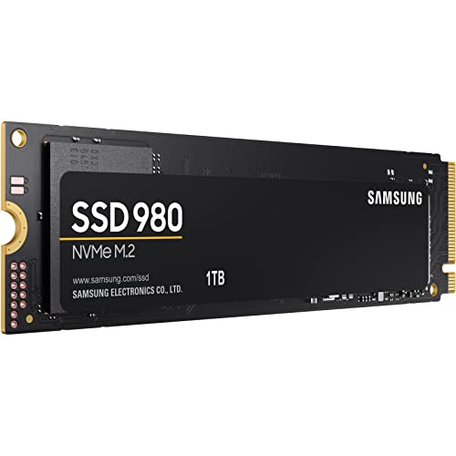 Samsung 980 Ssd 1Tb Pcle 3.0X4, Nvme M.2 2280, Internal Solid State Drive, Storage For Pc, Laptops, Gaming And More, Hmb Technology, Intelligent Turbowrite, Speeds Of Up-To 3,500Mb/S, Mz-V8V1T0B/Am #TOP2