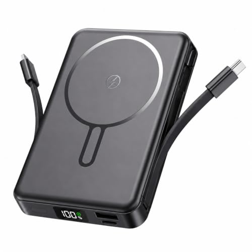 PDBEST Magnetische Power Bank für Magsafe 10000mAh Externe Handyakkus – Ansicht 1