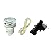 Garbage Disposal Air Switch Spa Bathtub Air Switch Button Kit Chrome Hot Tub Garbage Disposer or Evolution Food Waste Equipment