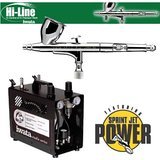 Iwata High Performance Plus HP-C Plus Airbrushing System with Power Jet Pro Air Compressor by Iwata
