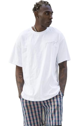 T-shirt Blanc Prodigal Basic T en Taille Large pour Homme Écoresponsable