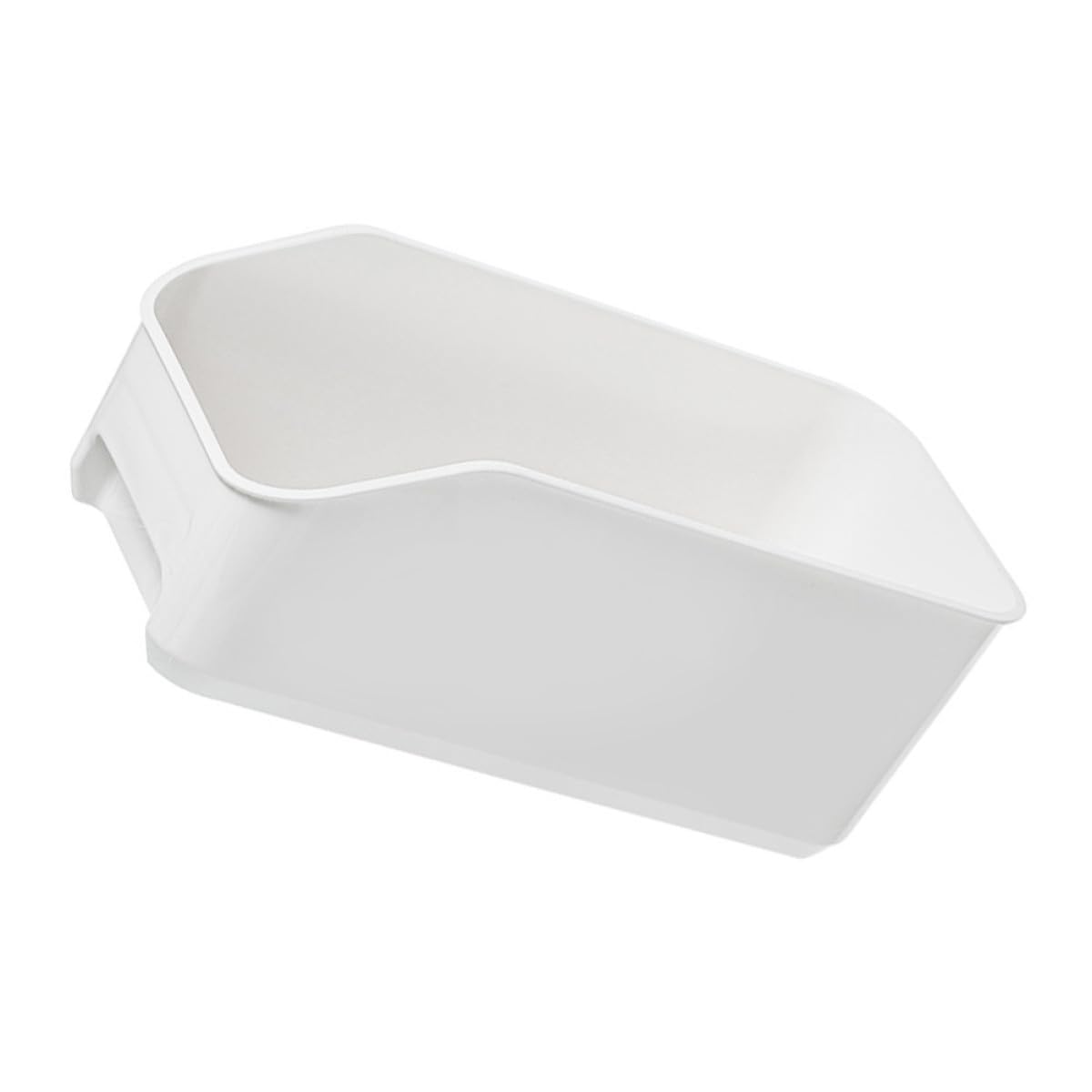 Boîte de rangement sans bavure en plastique blanc à surface lisse - 8