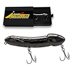 Gag Gift for Father's Day, Fishing Gifts for Men and Women, White Elephant Gift Original Topwater Fishing Lure with Treble Hooks for Fishermen Who Have Everything