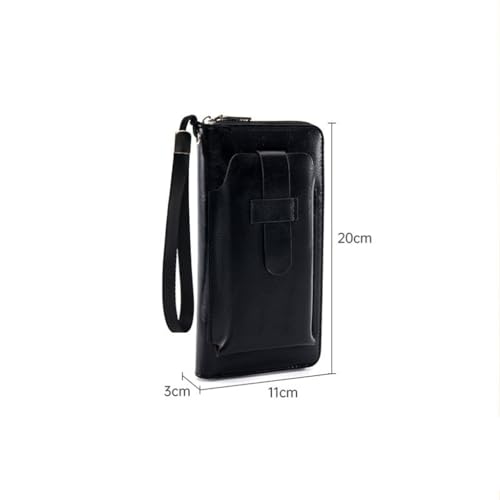 Men's Wallet Multifunctional Handbag Trendy And Personalized Long Zipper Anti-theft Men's Money Clip3