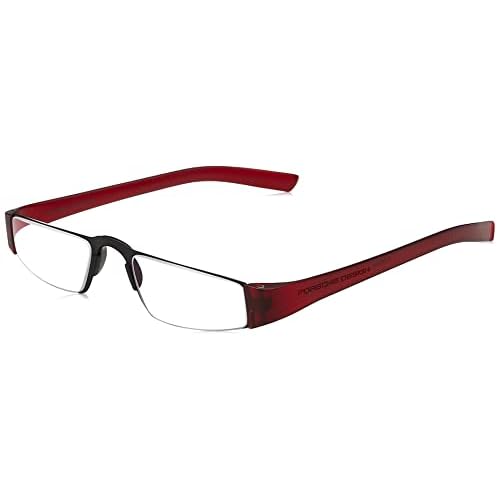 Porsche P8801 Gafas DE Vista, Titanium, Black-Bordeaux, 48 Unisex Adulto