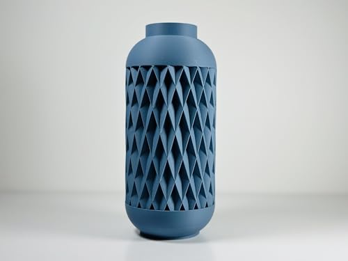 Vase Apollon bleu doux de 15 cm pour decoration de table moderne