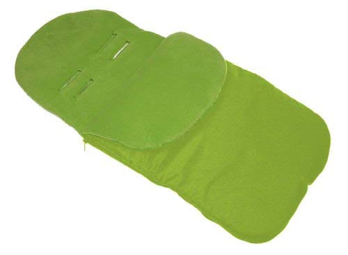 Universal Footmuff Fit Pushchair Buggy Stroller Pram Baby Cosy Toes Plain Colour Warm Winter Protection (Light Green)