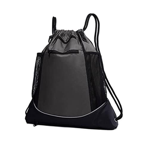 Xiaohuaduo Sac à Dos de Basket-Ball étanche à Cordon - Sac de Sport largement utilisé | Sac de Voyage en Filet dissimulé, pour la Gym, Le Yoga, la randonnée, Le Camping Cover