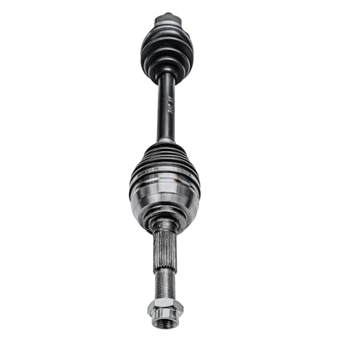 Image of Detroit Axle - 4WD Front 2pc CV Axles for Chevy Trailblazer EXT GMC Envoy XL XUV Buick Rainier Isuzu Ascender Saab 9-7x Oldsmobile Bravada, 2 CV Axle Shafts Assembly Replacement