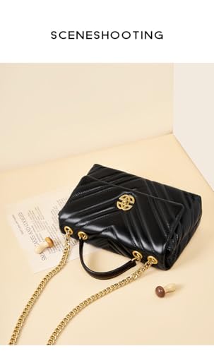 Genuine Leather Women's Bag Cowhide Women's Shoulder Bag Chain Bag Crossbody Bag4