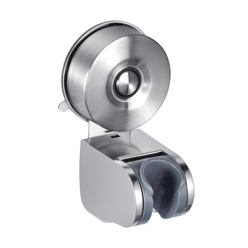 JOMOLA Suction Cup Shower Holder, Adjustable Stainless Steel Shower Head Holder with Strong Suction...