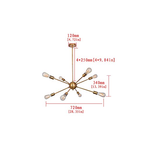 Plafonnier Nordique Postmoderne Luminaire Suspension Salon E27 - 2