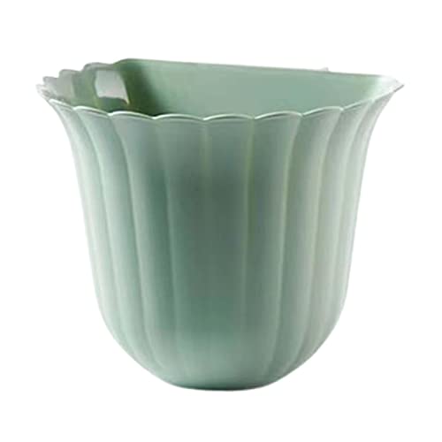 Bote de basura compacto para escritorio, verde