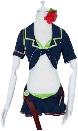 [skypp] love live ラブライブ！星空凛 ほしぞらりん 水着 キュートタイプ 水着(男女共用) (女, L)