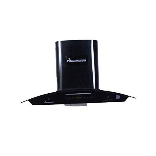 Thompson Aster 90 BK Kitchen Chimney
