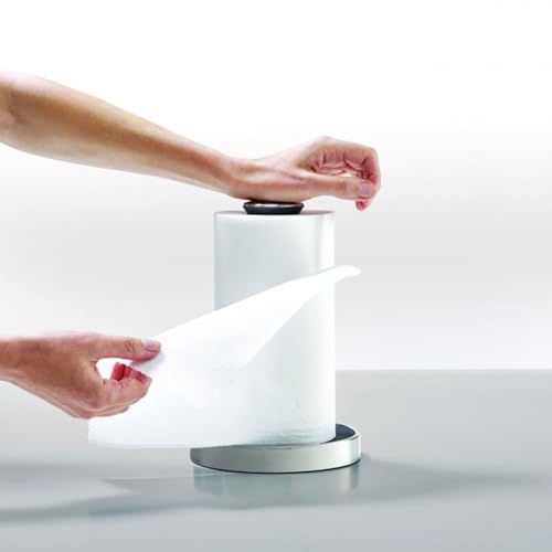 Miniatura 3 de Joseph Joseph Portarrollos De Cocina Push And Tear Para Arrancarlo Fácilmente Altura Máxima Del Rollo De Cocina De 24 Cm , Gris Oscuro, 85140
