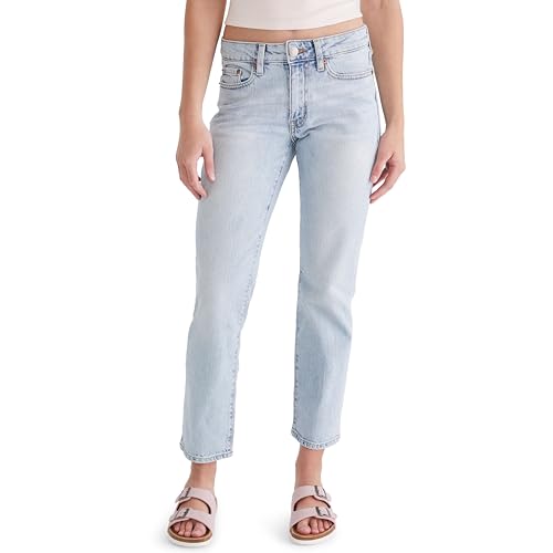 Image of AEROPOSTALE Women's Mid-Rise Straight Ankle Jean