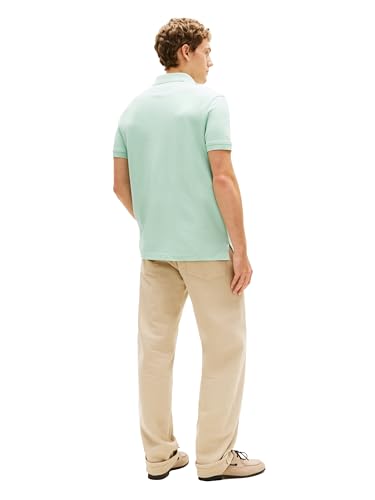 Image of Tommy Hilfiger Men's Short Sleeve Polo Shirts in Regular Fit With Stretch and Organic Pique Cotton