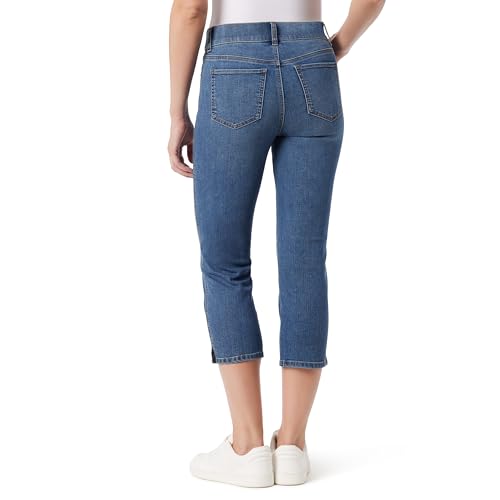 Gloria Vanderbilt Women's Shape Effect Pull On High Rise Straight Leg Capri Standard — view 2