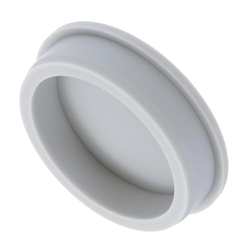 Image of MECCANIXITY High Temp Silicone Plug Mount Dia 73.6mm /2.9 Inch T Shaped Rubber Stopper Hole Plugs for Powder Coating Plating Waterproof Sealing Plugs Grey Pack of 1(OD 80mm /3.15 Inch), Gray