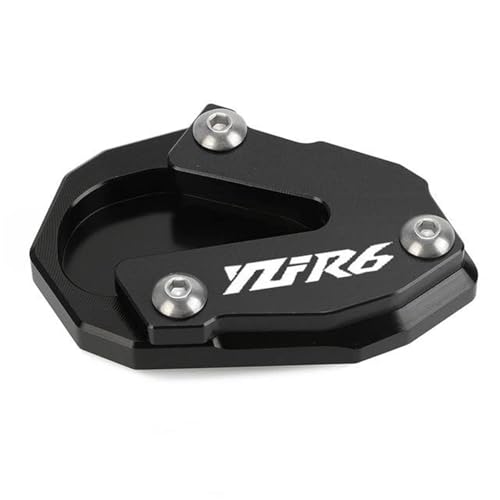 Extension de béquille latérale haut de gamme pour moto Yamaha YZFR6 2017-2022 Black a