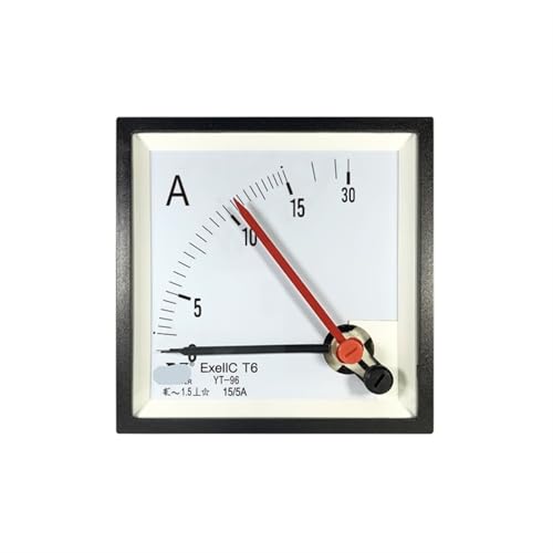 Compteur de courant de surcharge YT96 double aiguille AC 750V