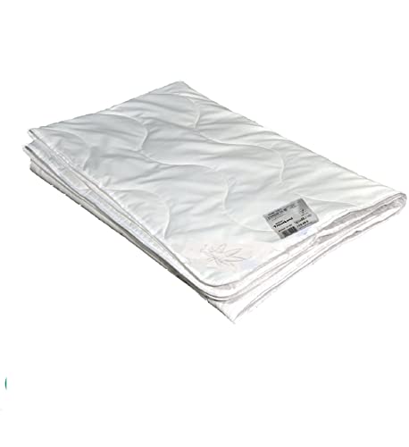 Bach's Betten Welt Preishit Hanf Xclusive extra leichte Sommerdecke ökologisch - nachhaltig - pflegeleicht - vegan Brahmscher Tuch, (135x200 cm)