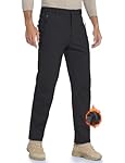 HFDWYJ Pantalon De Montaña Hombre Impermeables Inv...: 100% poliéster, la capa exterior está fabricada con tejido softshell impermeable, cortavientos, aislante y de secado rápido que permite que el sudor y la humedad se evaporen rápidamente, mientras que el forro interior está hecho de forro polar de pel...