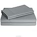 Linenspa 600 Thread Count Ultra Soft, Deep Pocket Cotton Blend Sheet Set - Queen - Stone