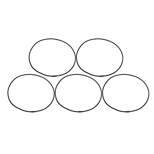 BQLZR 5X Black Elastic Bands Replacement for Microphone Shock Mount Holder Clamp Clip