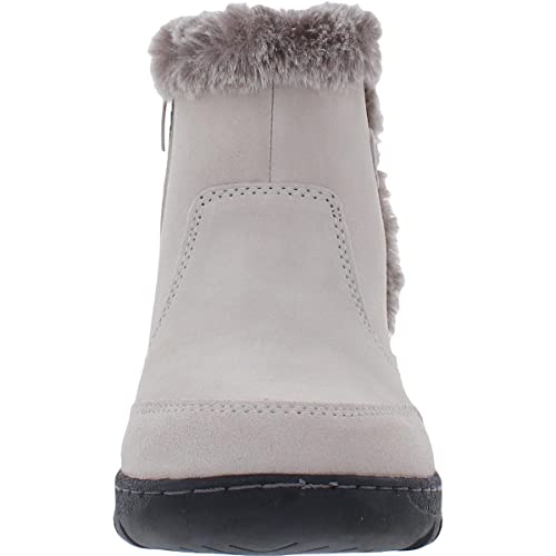 Khombu Womens Iris Leather Cold Weather Winter & Snow Boots Taupe 9 Medium (B,M) #TOP2