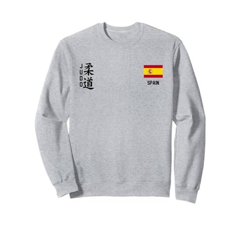 Judo Spanish flag Judoka Dojo Martial art Spain kanji Sudadera