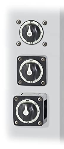 Blue Sea Systems 6007200 M-Series Battery Switch Selector, Black #TOP4
