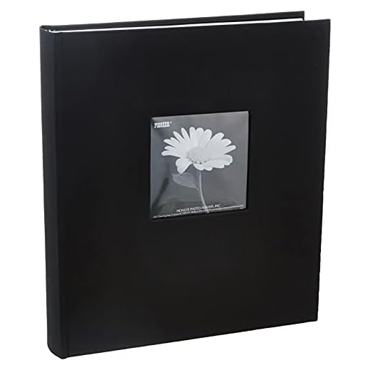 Capa de moldura de tecido, álbum de fotos com 200 bolsos, comporta fotos 12 x 17 cm, preto profundo