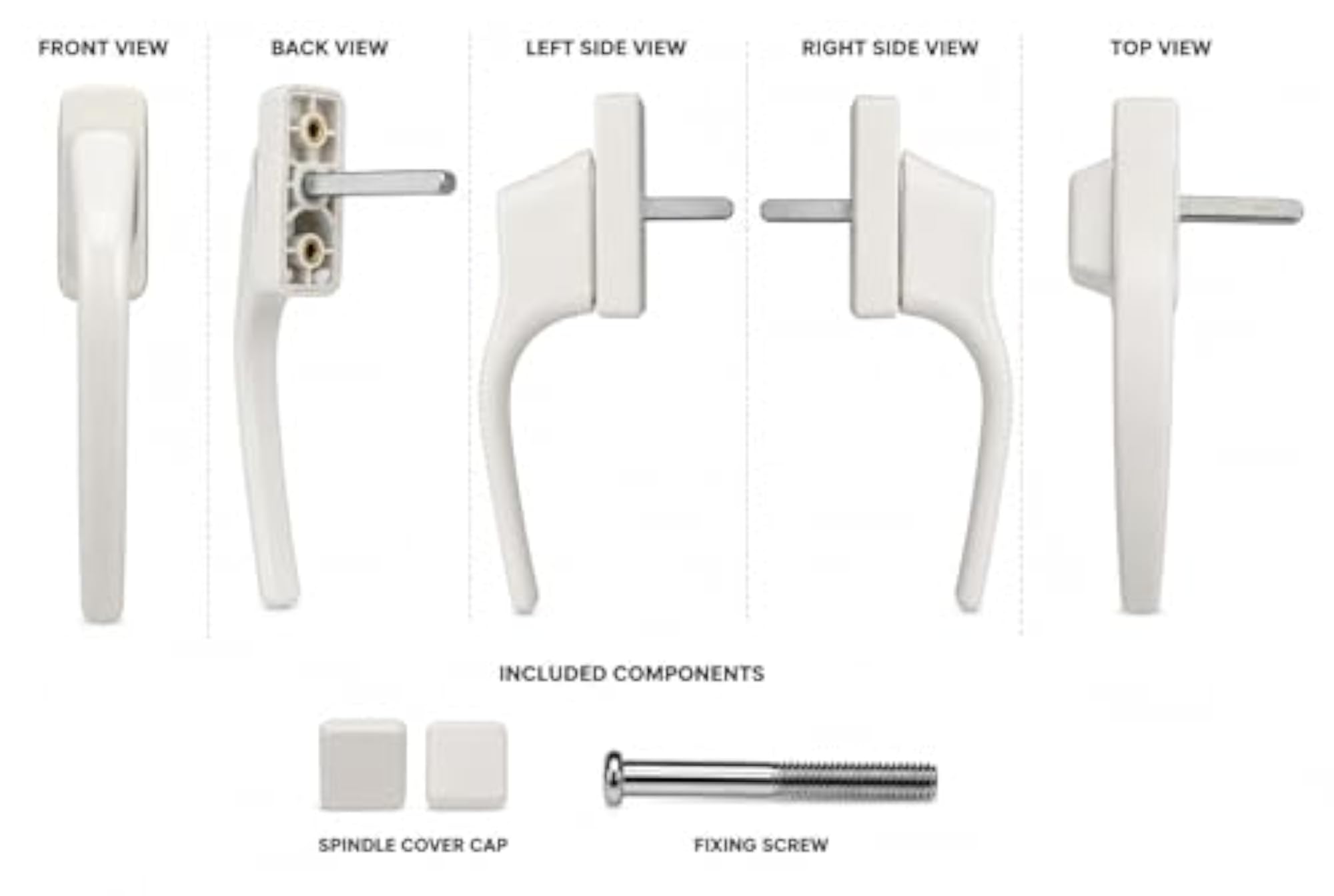 Openable Window Handle UPVC Locking Hardware