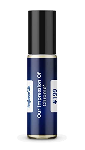 Quality Fragrance Oils' Impression #199, Inspired By Chrome (10Ml Roll On) #TOP3